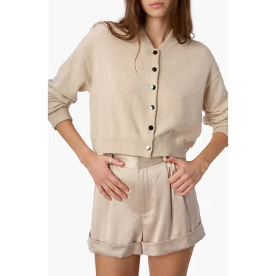 Cami Nyc Marcela Boxy Cashmere Cardigan In Brown