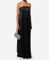Cami Nyc Marsia Fluid Strapless Maxi Gown In Black