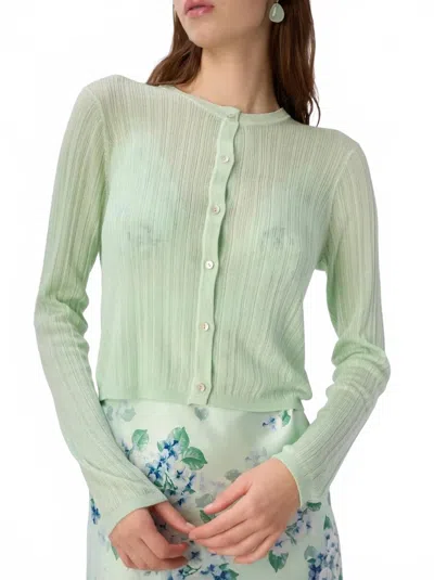 Cami Nyc Maura Lightweight Cardigan In Clearwater In Green