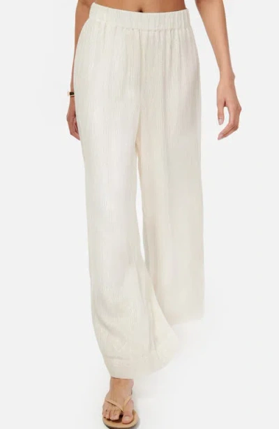 Cami Nyc Medina Wide Leg Metallic Chiffon Pants