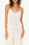 Cami Nyc Melisa Metallic Lace Trim Camisole