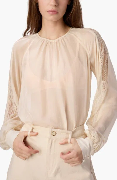 Cami Nyc Milagros Silk Top In Neutral