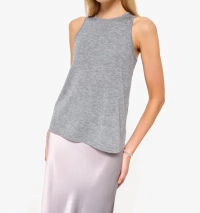 Cami Nyc Milo Knit Top In Alloy In Grey