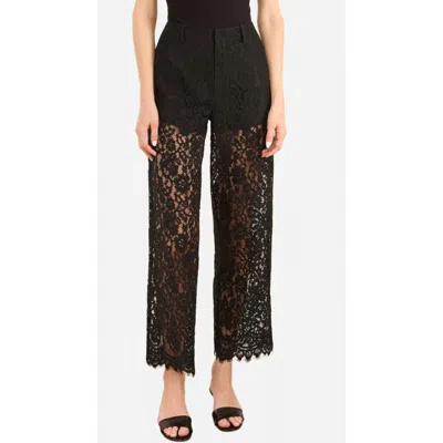 Cami Nyc Minerva Lace Ankle Pants In Black