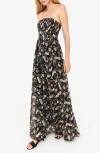Cami Nyc Minoa Floral Strapless Gown