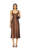 Cami Nyc Nahida Dress In Chocolate