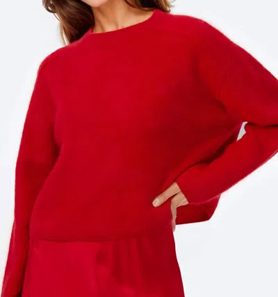 Cami Nyc Niall Cashmere Sweater In Cardinal In Red