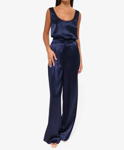 Cami Nyc Noura Wide Leg Pants In Navy Blue