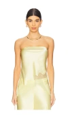 Cami Nyc Odessa Strapless Camisole Top In Yuzu