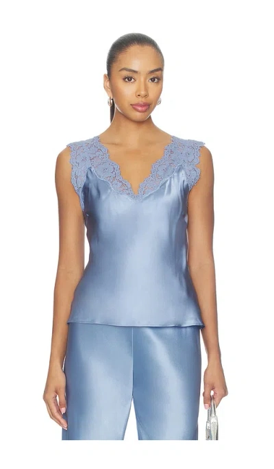 Cami Nyc Ola Silk Camisole In Blue