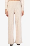 Cami Nyc Onur Wide Leg Merino Wool Sweater Pants In Cannoli