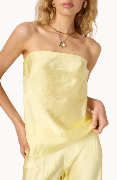 Cami Nyc Palma Strapless Top In Yellow