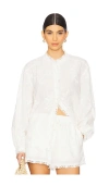 Cami Nyc Palmyra Blouse In Macadamia