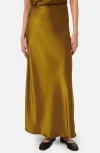 Cami Nyc Prue Polka Dot Satin Maxi Skirt In Medallion