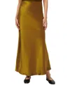Cami Nyc Prue Polka Dot Satin Maxi Skirt In Medallion