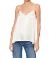 Cami Nyc Rivera Lace Trim Camisole In White