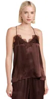 Cami Nyc Racer Charmeuse Camisole Java In Java