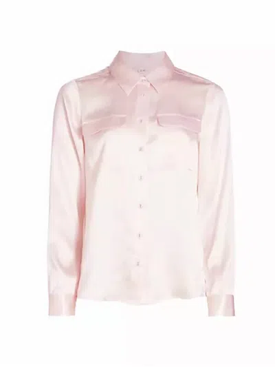 CAMI NYC RACHELLE BLOUSE IN PINK
