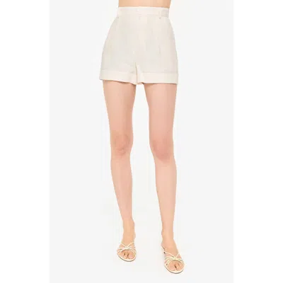 Cami Nyc Ravi High Waist Linen Shorts