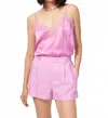 Cami Nyc Ravi Linen Short In Fondant In Pink