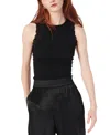 Cami Nyc Rian Lace Rib Tank In Black