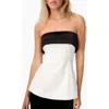Cami Nyc Rohan Strapless Top In White