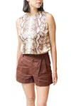 Cami Nyc Romilly Top In Snake In Multi