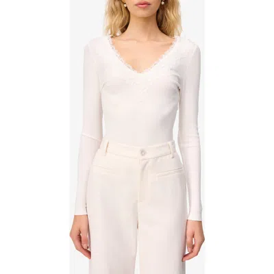 Cami Nyc Rooney Lace Trim Rib Top In Multi