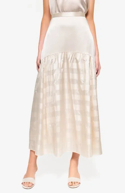 Cami Nyc Roxana Silk Skirt In Oat