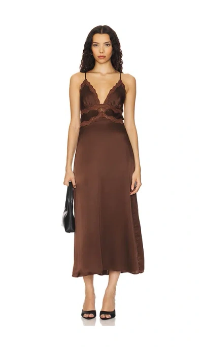 Cami Nyc Roya Dress In Brown