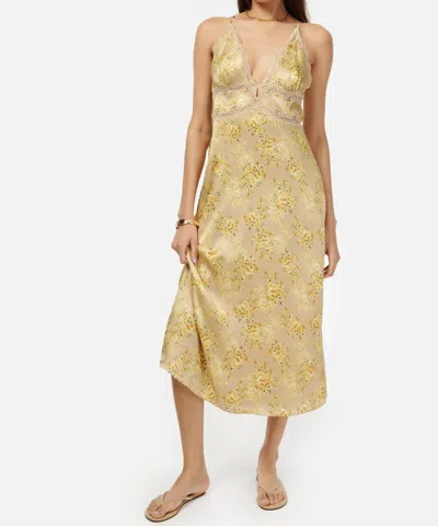 Cami Nyc Roya Dress In Yellow Primavera In Multi