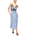 Cami Nyc Roya Floral Silk Midi Slipdress In Primavera Shadow