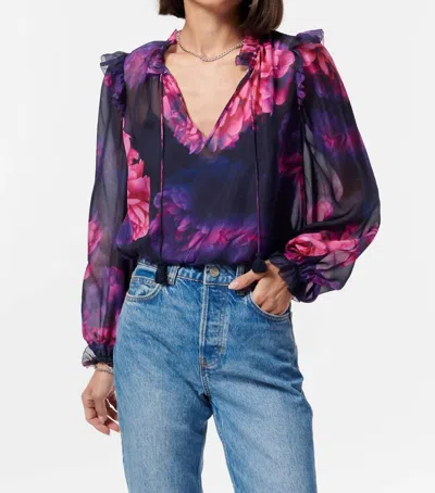 Cami Nyc Sandy Blouse In Electric Floral In Multi