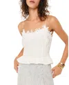 Cami Nyc Sanika Peplum Linen Camisole