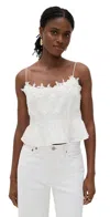 Cami Nyc Sanika Peplum Linen Camisole