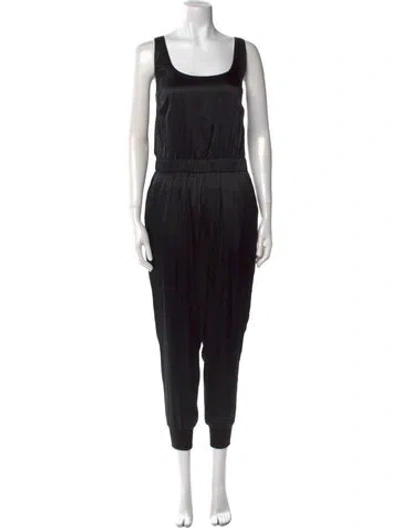 Pre-owned Cami Nyc Scoop Neck Jumpsuit In Black
