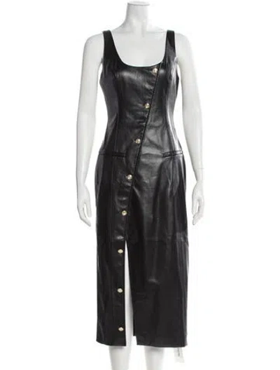 Pre-owned Cami Nyc Scoop Neck Long Dress In Gray