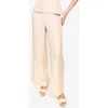 Cami Nyc Sierra High Waist Crinkled Silk & Wool Pants In Bone