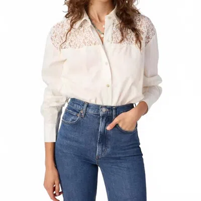 Cami Nyc Silas Cotton Poplin Top In Macadamia In Multi