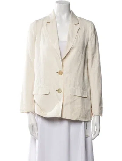 Pre-owned Cami Nyc Silk Blazer In Neutral