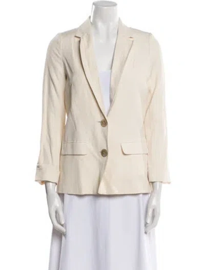 Pre-owned Cami Nyc Silk Blazer In Neutral