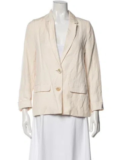 Pre-owned Cami Nyc Silk Blazer In Neutral