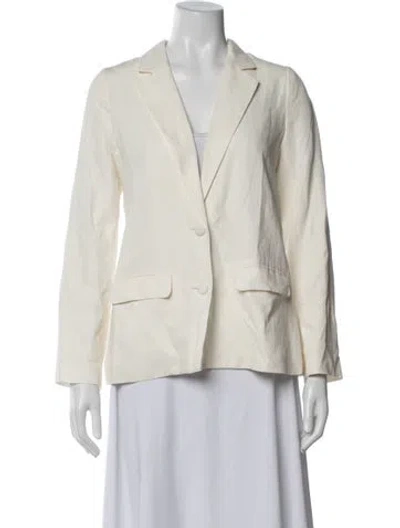 Pre-owned Cami Nyc Silk Blazer In Neutrals