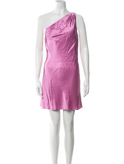 Pre-owned Cami Nyc Silk Mini Dress In Pink