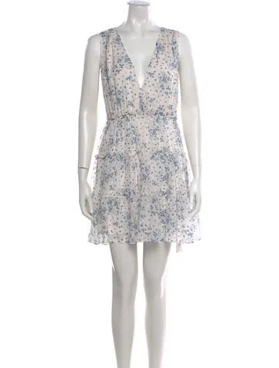 Pre-owned Cami Nyc Silk Mini Dress In Purple