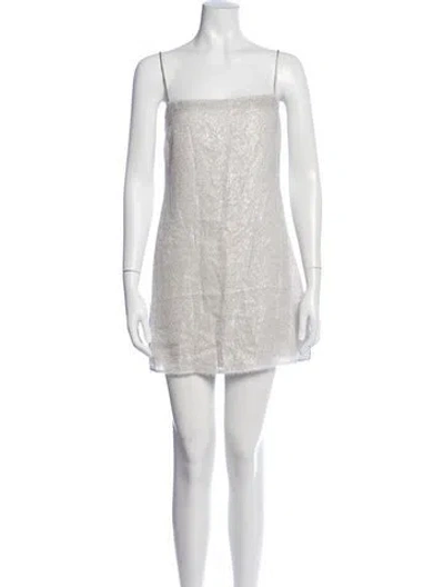 Pre-owned Cami Nyc Silk Mini Dress W/ Tags In Green