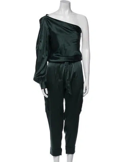 Pre-owned Cami Nyc Silk Pant Set In Green