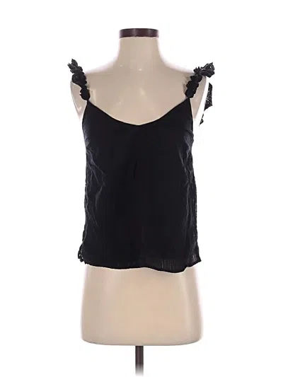 Pre-owned Cami Nyc Sleeveless Top Black Sweetheart Neckline Tops