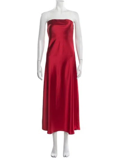 Pre-owned Cami Nyc Strapless Long Dress In Pink