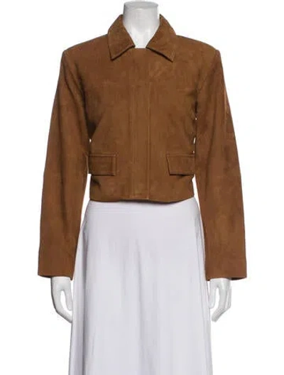 Pre-owned Cami Nyc Suede Jacket W/ Tags In Brown